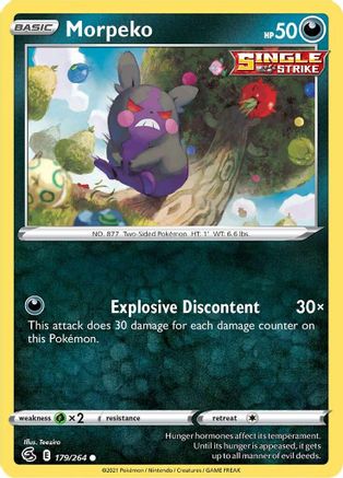 Morpeko (179) 179  SWSH08 Fusion Strike - Common