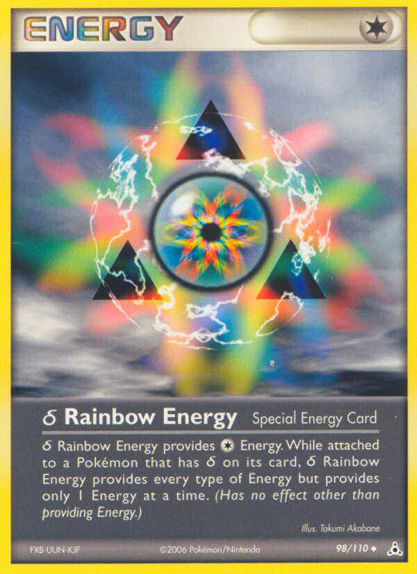 Delta Rainbow Energy/110  Holon Phantoms - Uncommon