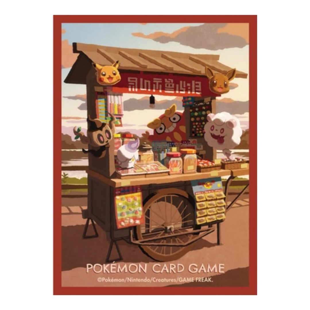 Card Sleeves - Darumaka Kitakami Stall (64-Pack) (Pokemon Center Japan Exclusive)