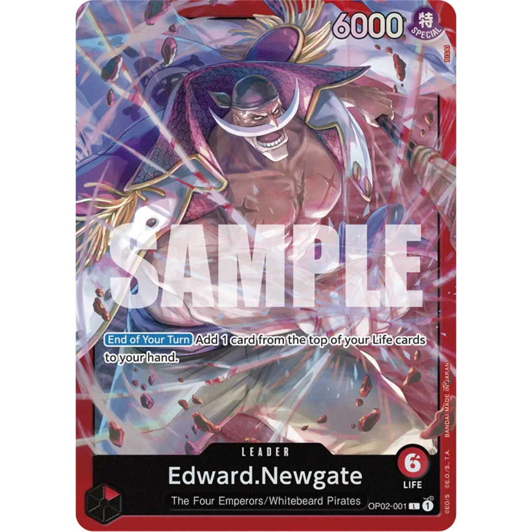 Edward.Newgate (OP02-001) (OP02-001) - Starter Deck 15: RED Edward.Newgate Foil