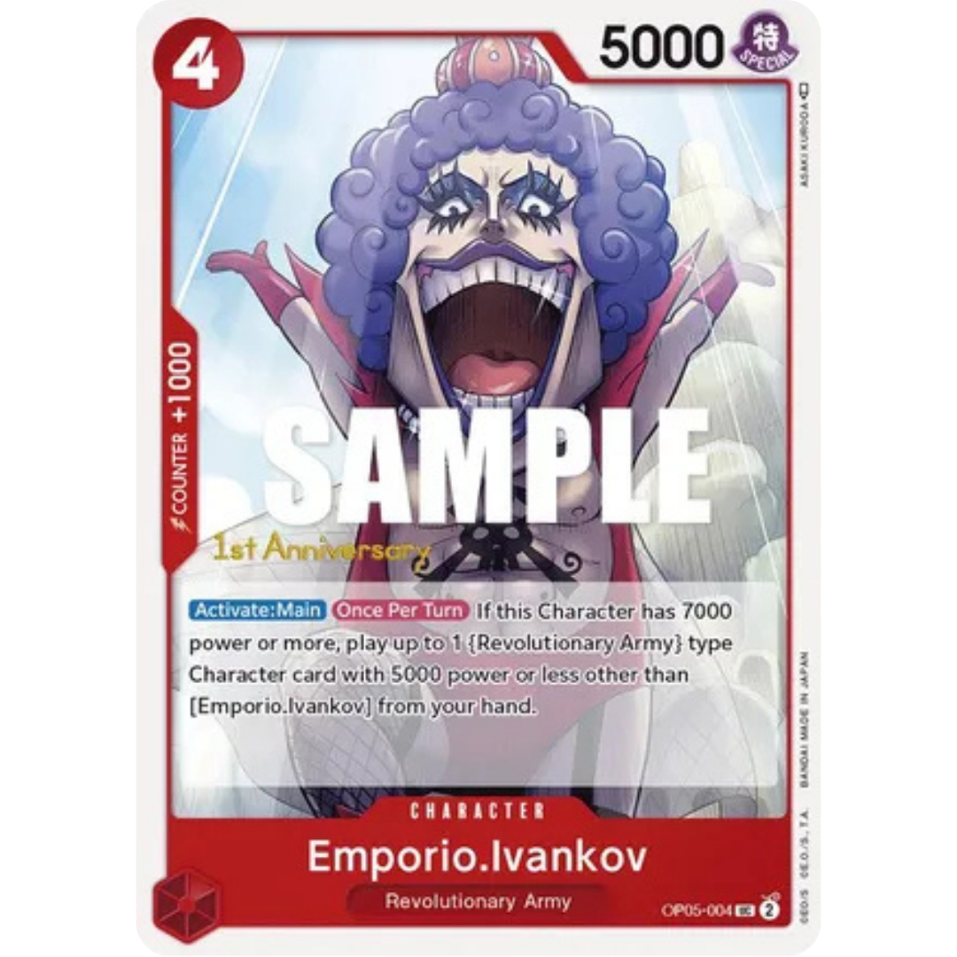 Emporio.Ivankov (OP05-004) - Awakening of the New Era: 1st Anniversary Tournament Cards