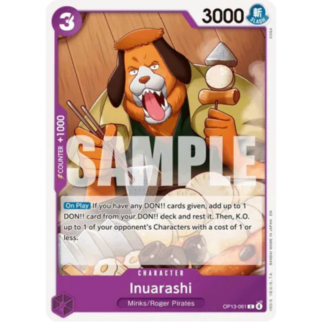 Inuarashi (OP13-061) - Carrying On His Will
