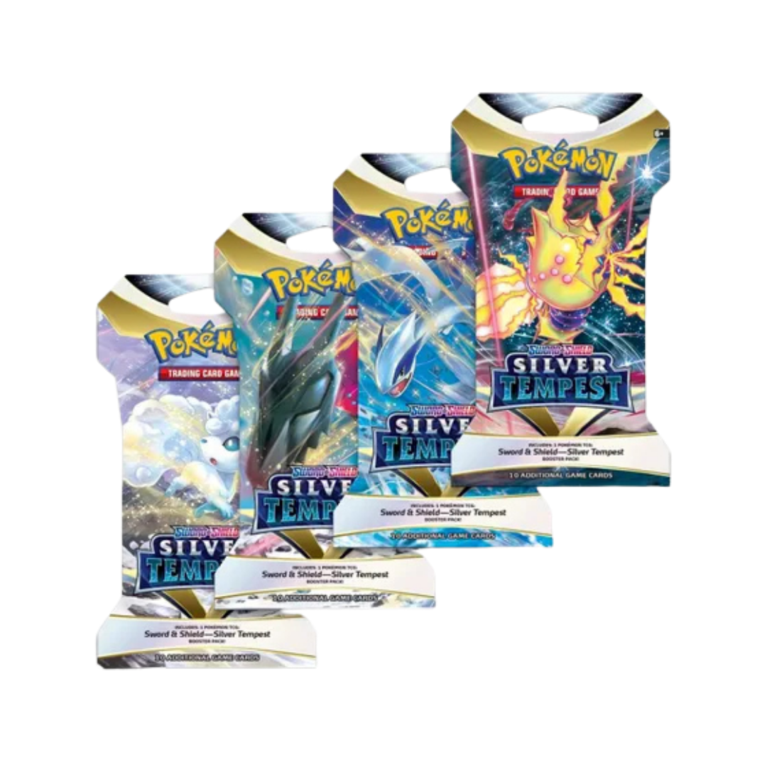 Silver Tempest Sleeved Booster Pack Art Bundle [Set of 4]