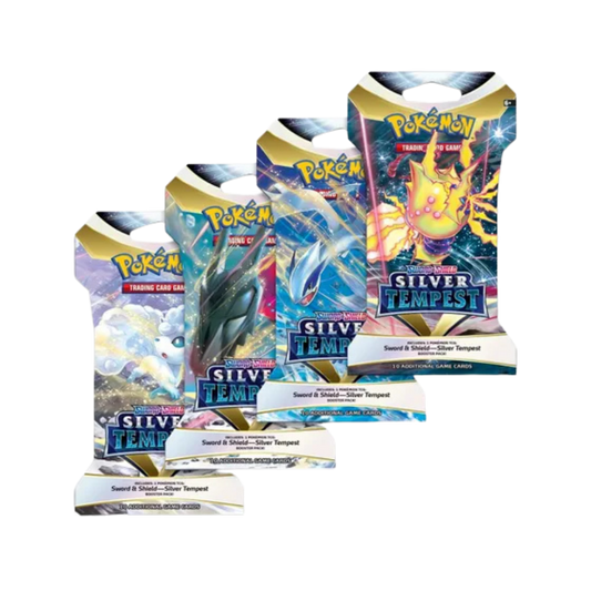 Silver Tempest Sleeved Booster Pack Art Bundle [Set of 4]