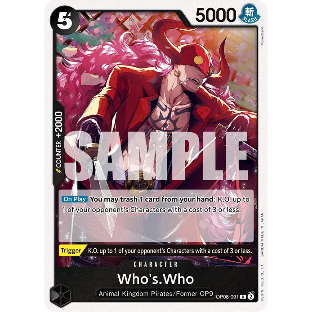 Whos.Who (OP08-091) - Two Legends Foil