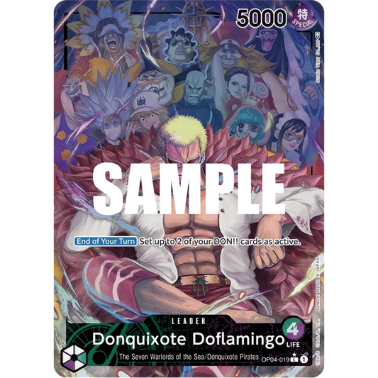Donquixote Doflamingo (019) (Alternate Art) (OP04-019) - Kingdoms of Intrigue Foil