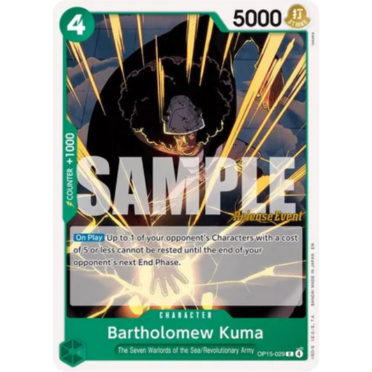 Bartholomew Kuma (OP15-029) (OP15-029) - Adventure on Kami's Island Release Event Cards