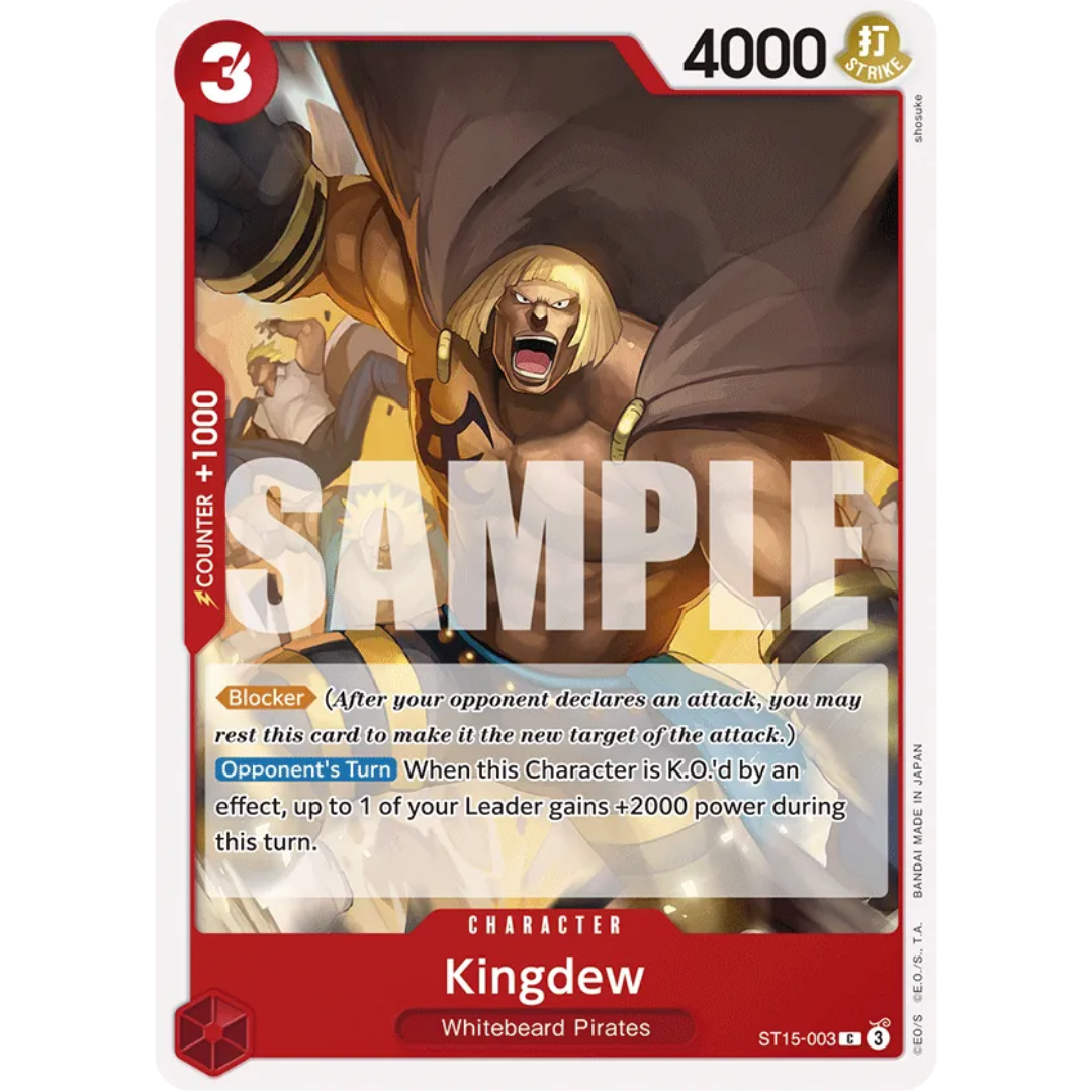 Kingdew (ST15-003) - Starter Deck 15: RED Edward.Newgate