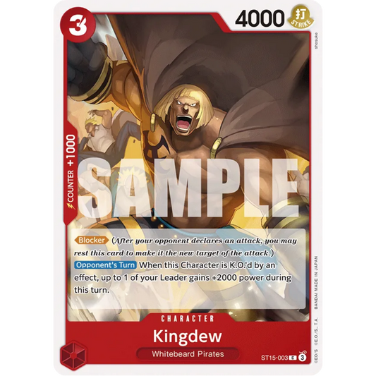 Kingdew (ST15-003) - Starter Deck 15: RED Edward.Newgate