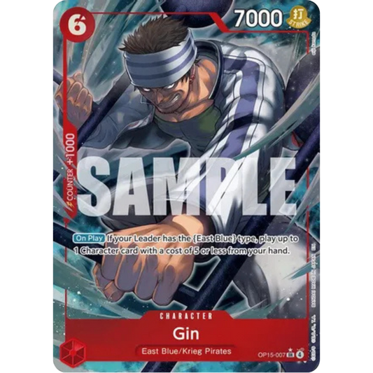 Gin (Alternate Art) (OP15-007) - Adventure on Kami's Island Foil