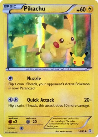 Pikachu 026/83  - Holofoil Miscellaneous Cards & Products - Promo