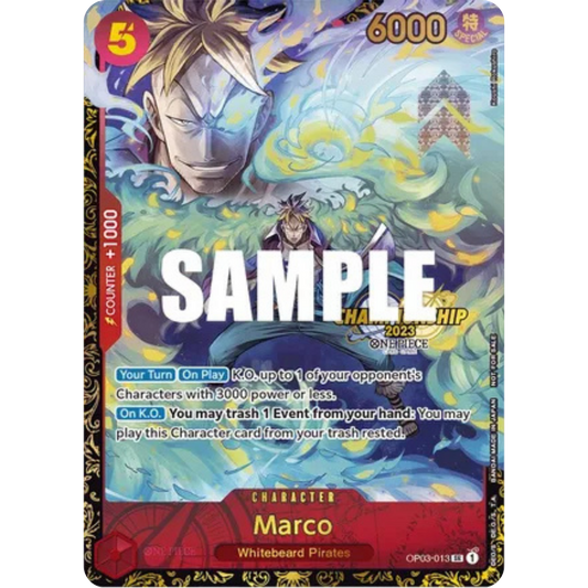 Marco (Championship 2023) (OP03-013) - One Piece Promotion Cards Foil