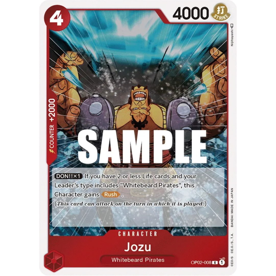 Jozu (OP02-008) - Starter Deck 15: RED Edward.Newgate