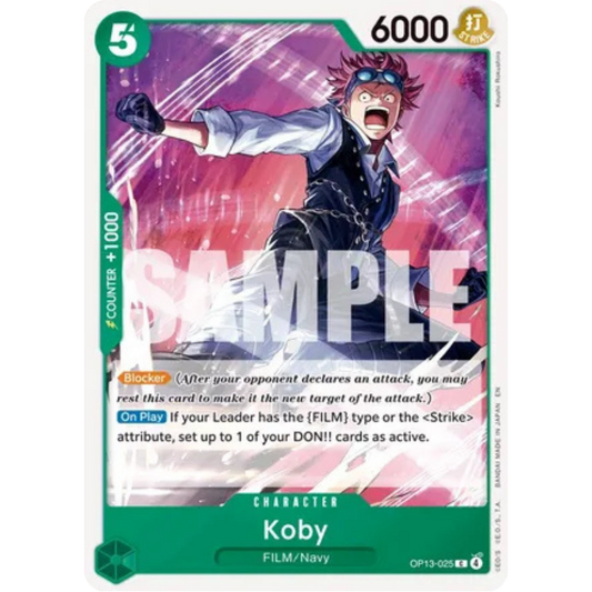 Koby (OP13-025) - Carrying On His Will