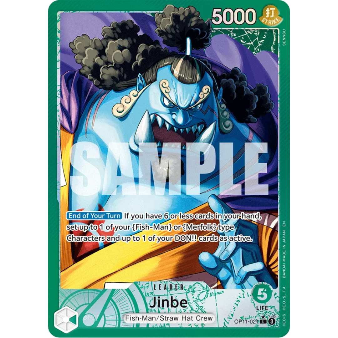 Jinbe (021) (Alternate Art) (OP11-021) - A Fist of Divine Speed Foil