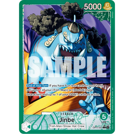 Jinbe (021) (Alternate Art) (OP11-021) - A Fist of Divine Speed Foil