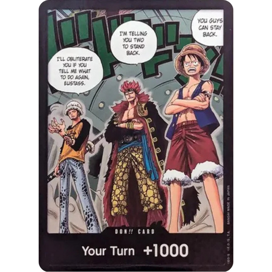 DON!! Card (Trafalgar Law, Eustass Kid and Monkey.D.Luffy) (Double Pack Set Vol. 4) - 500 Years in the Future Foil