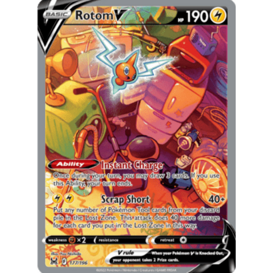 Rotom V (177/196) [Sword & Shield: Lost Origin]