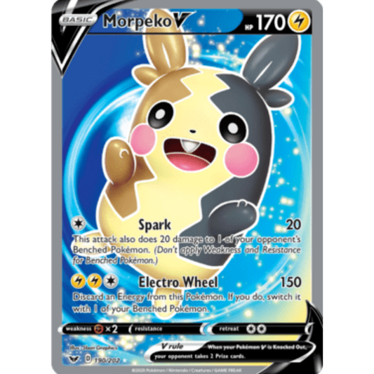 Morpeko V (190/202) [Sword & Shield: Base Set]