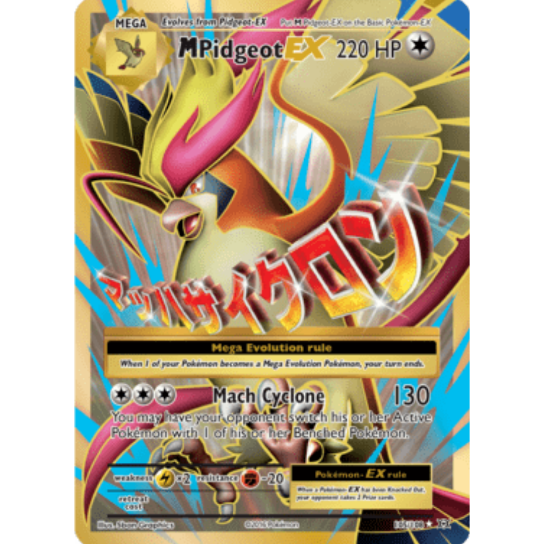 M Pidgeot EX (Full Art) 105  - Holofoil XY  Evolutions - Ultra Rare