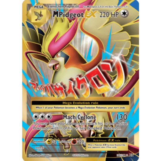 M Pidgeot EX (Full Art) 105/108  - Holofoil XY  Evolutions - Ultra Rare