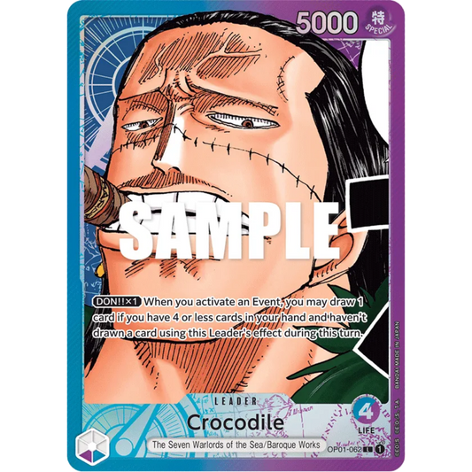 Crocodile (062) (Parallel) (OP01-062) - Romance Dawn Foil
