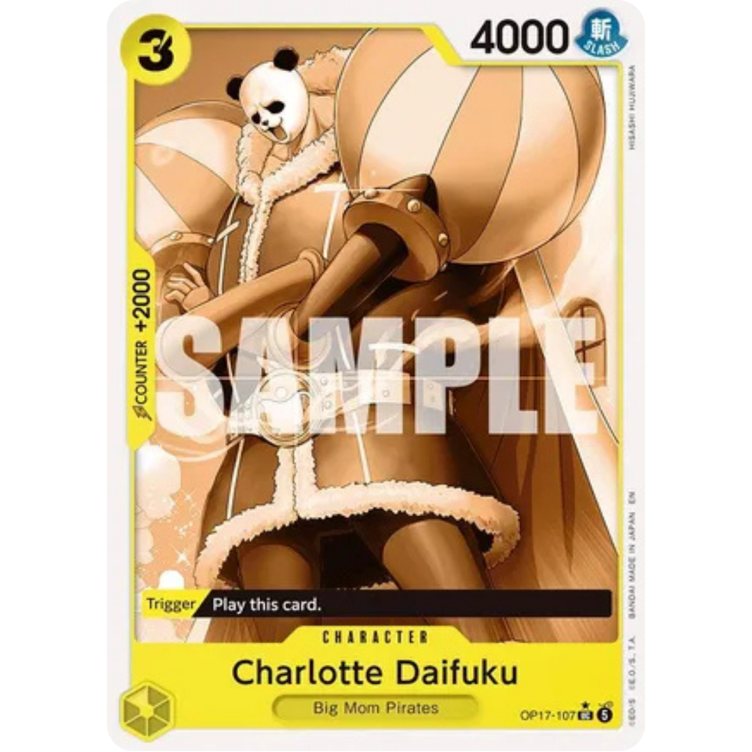 Charlotte Daifuku (Pandaman Art) (OP17-107) - The World's Strongest Warriors