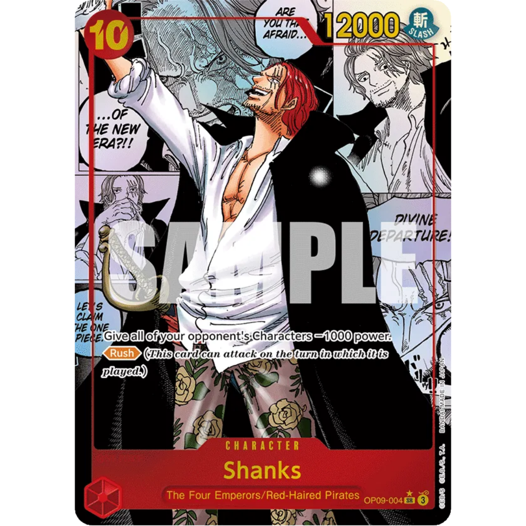 Shanks (004) (Manga) (OP09-004) - Emperors in the New World Foil