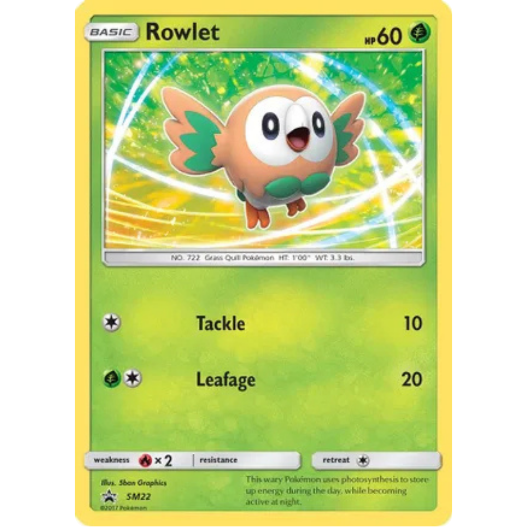 Rowlet - SM22  - Holofoil SM Promos - Promo
