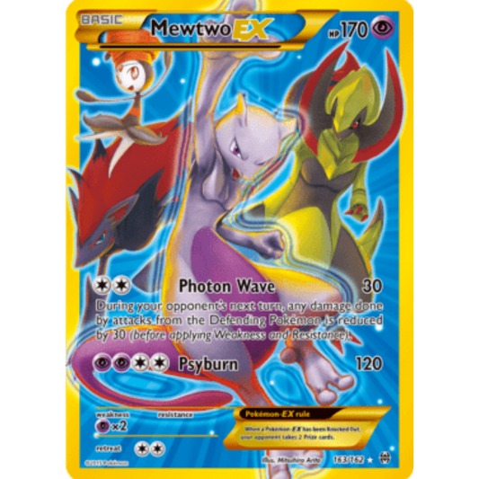 Mewtwo EX (163 Secret Full Art) 163/162  - Holofoil XY  BREAKthrough - Secret Rare