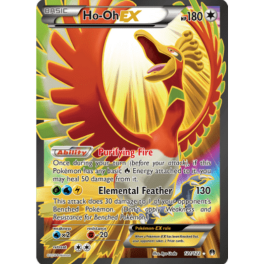Ho-Oh EX (Full Art) 121/122  - Holofoil XY  BREAKpoint - Ultra Rare