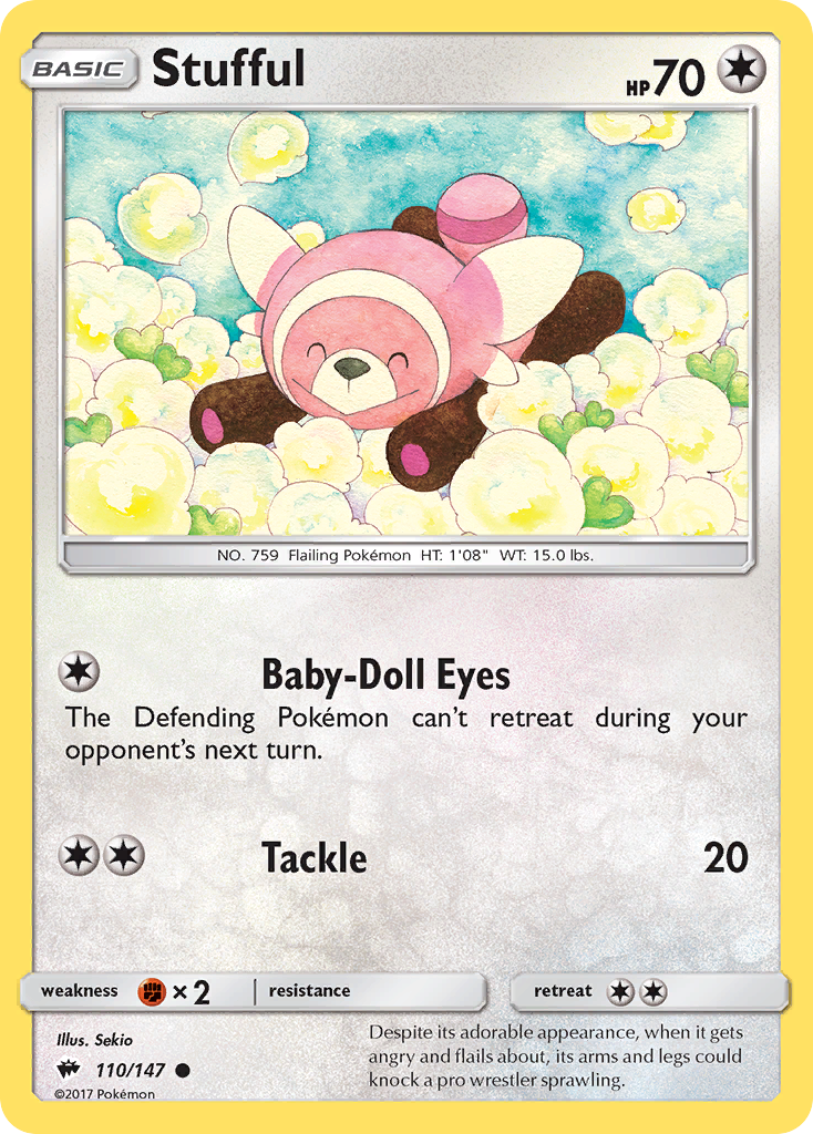 Stufful 110  SM  Burning Shadows - Common
