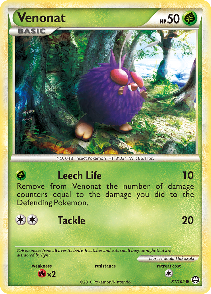 Venonat 081  Triumphant - Common