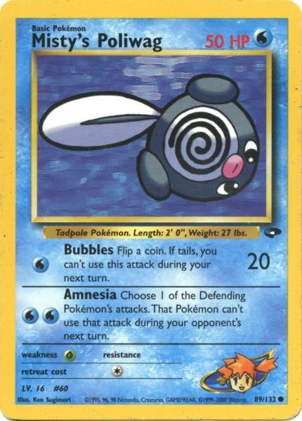Misty's Poliwag 089  - Unlimited Gym Challenge - Common