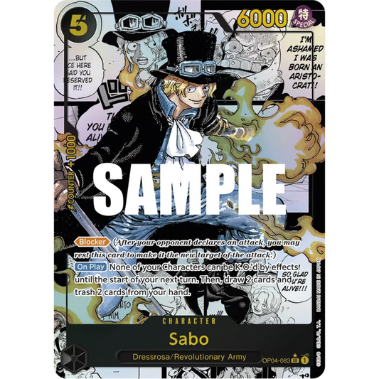 Sabo (Alternate Art) (Manga) (OP04-083) - Kingdoms of Intrigue Foil
