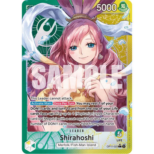 Shirahoshi (022) (Alternate Art) (OP11-022) - A Fist of Divine Speed Foil
