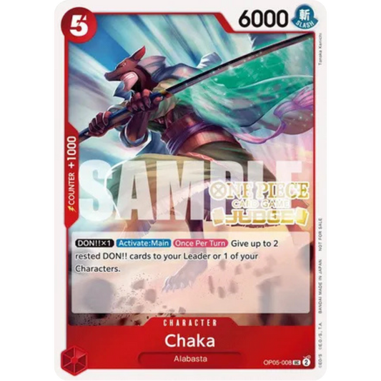Chaka (Judge Pack Vol. 5) (OP05-008) - One Piece Promotion Cards Foil