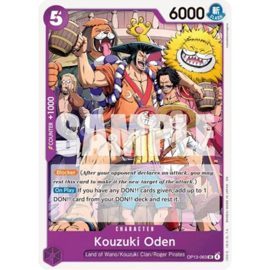 Kouzuki Oden (OP13-063) - Carrying On His Will