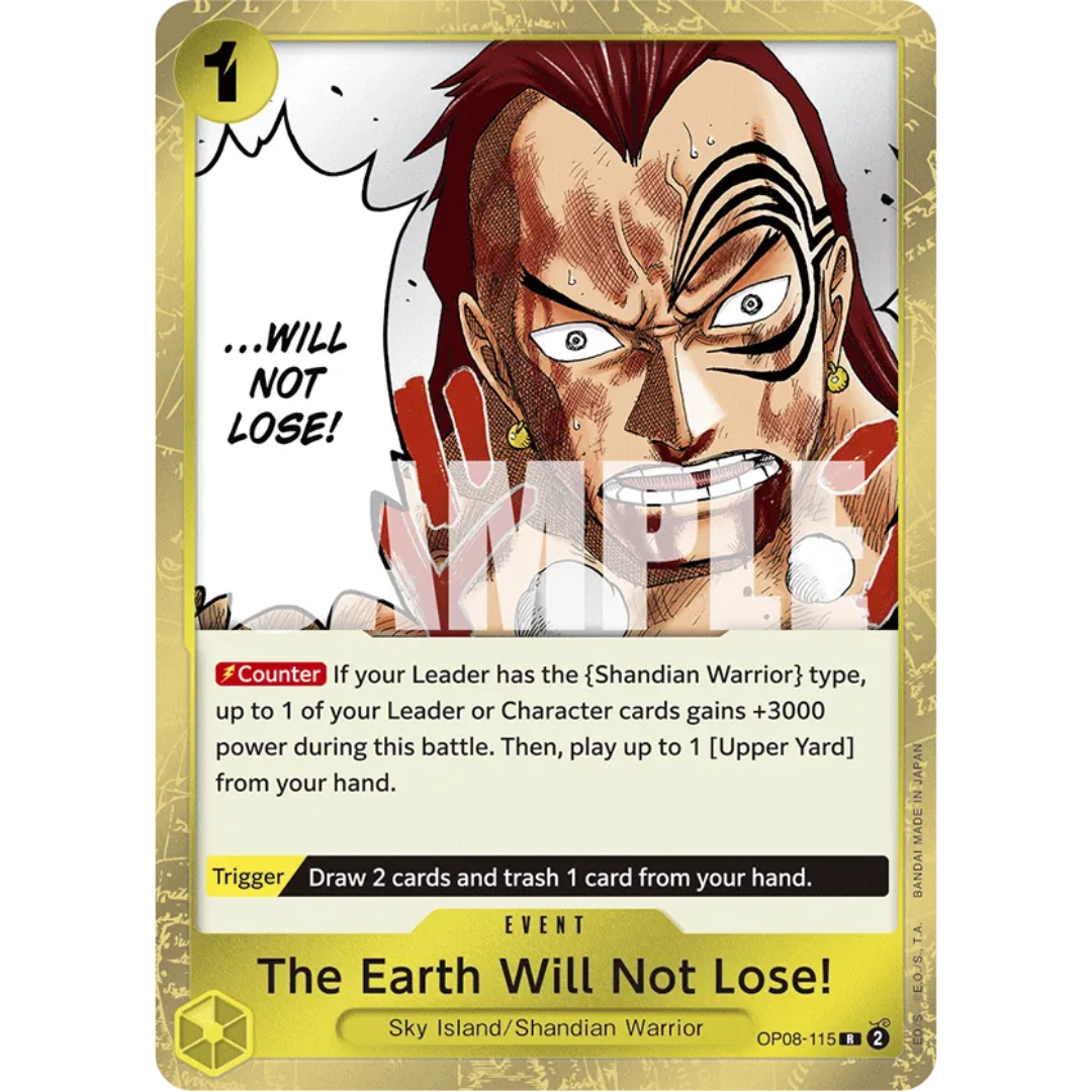 The Earth Will Not Lose! (OP08-115) - Two Legends Foil