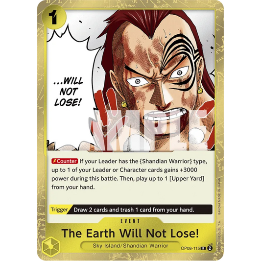 The Earth Will Not Lose! (OP08-115) - Two Legends Foil