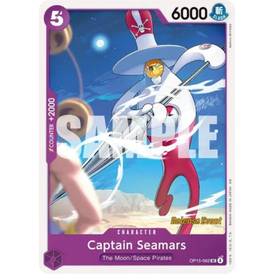 Captain Seamars (OP15-062) - Adventure on Kami's Island Release Event Cards