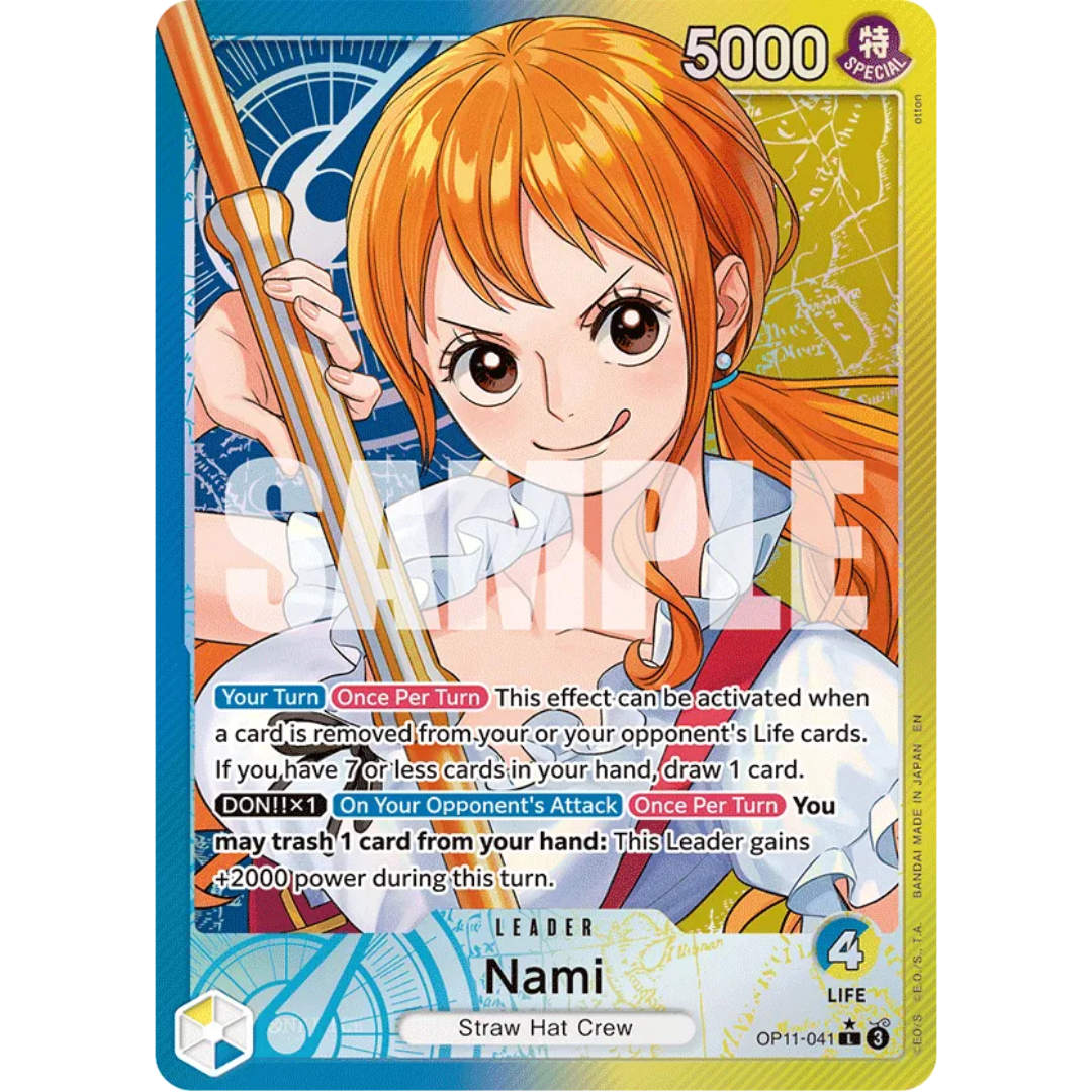 Nami (041) (Alternate Art) (OP11-041) - A Fist of Divine Speed Foil