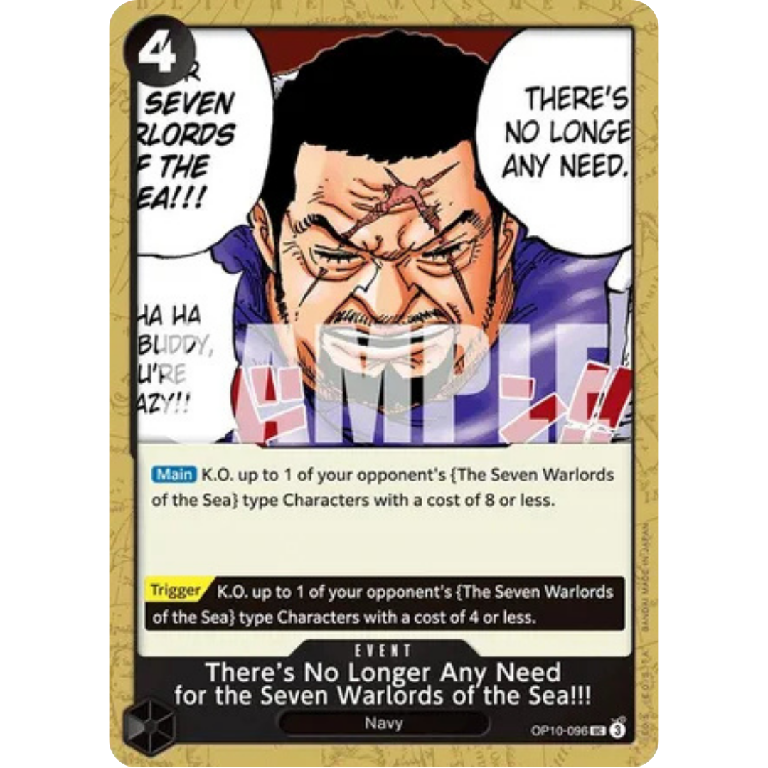 There's No Longer Any Need for the Seven Warlords of the Sea!!! (OP10-096) - Royal Blood