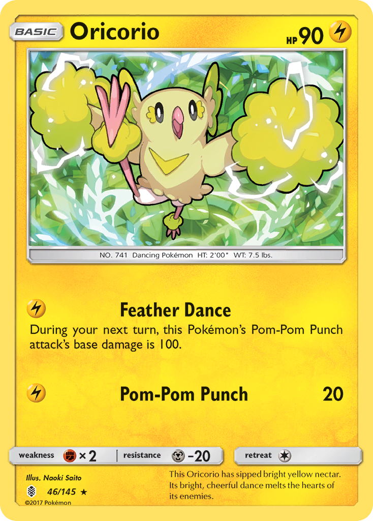 Oricorio (46)  SM  Guardians Rising - Rare