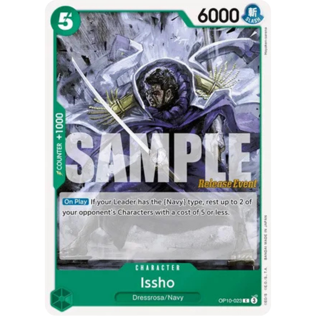 Issho (OP10-023) - Royal Blood Release Event Cards
