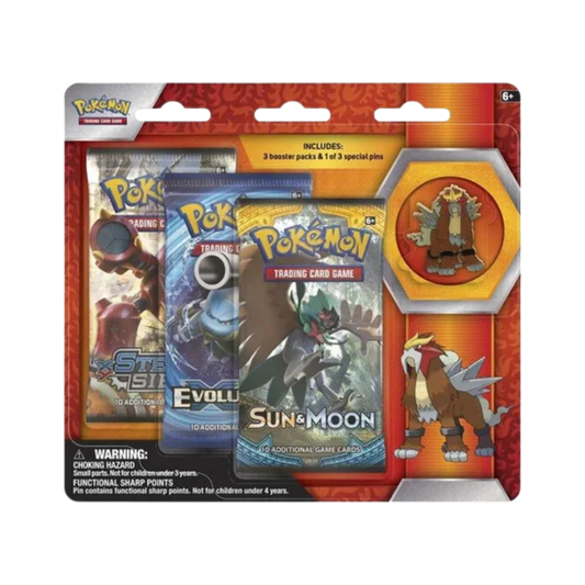 Legendary Beasts Collector Pin 3 Pack Blister [Entei]