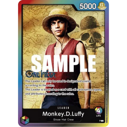 Monkey.D.Luffy (Leader Pack - Live Action) (Sealed Battle 2023 Vol. 1) - One Piece Promotion Cards