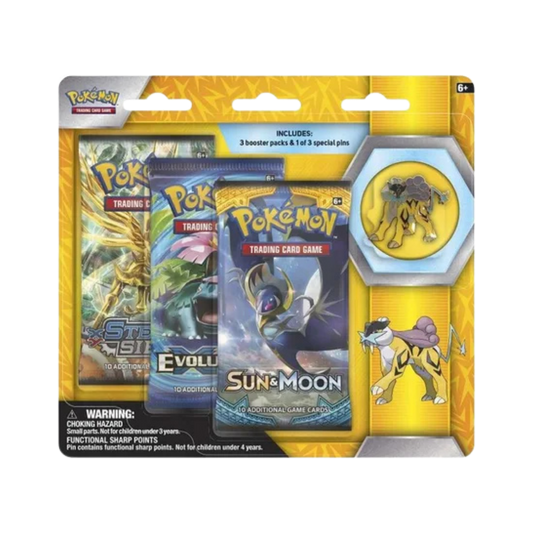 Legendary Beasts Collector Pin 3 Pack Blister [Raikou]