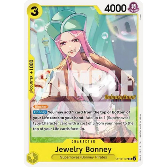 Jewelry Bonney (OP10-107) - Royal Blood Release Event Cards