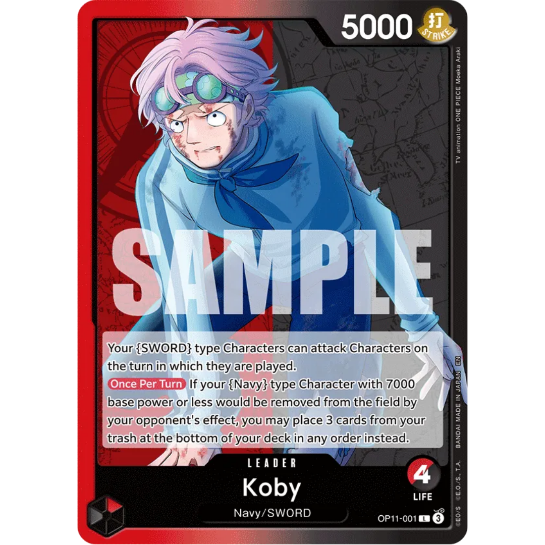 Koby (001) (OP11-001) - A Fist of Divine Speed